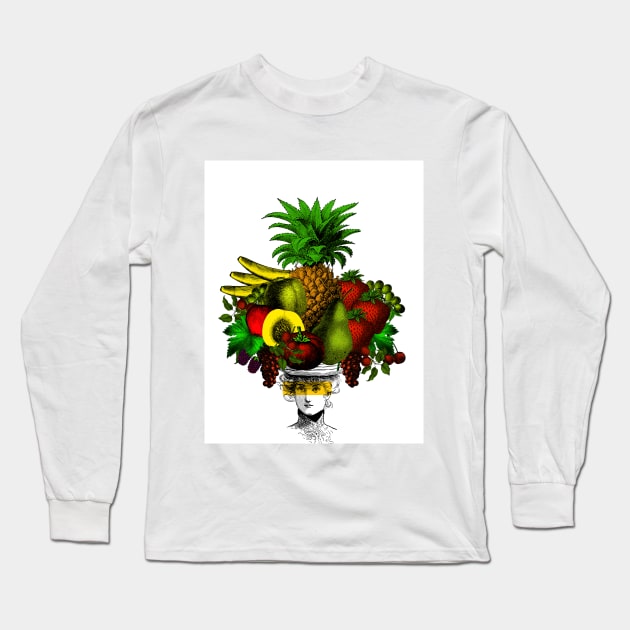 Fruits Long Sleeve T-Shirt by lucamendieta